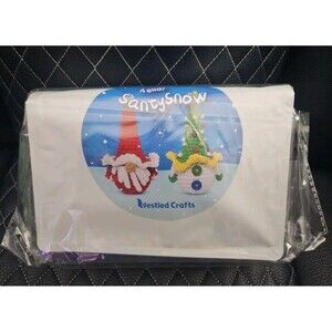 Crochet Kit for Beginners Kids Christmas Crochet Santa Snowman Tree Crafts Kit